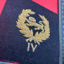 Load image into Gallery viewer, British Army 4th Border Regiment Bullion Cap / Beret / Blazer Badge - UK Made
