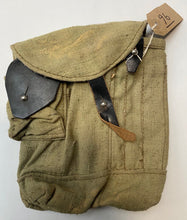 Charger l&#39;image dans la galerie, Yugoslavian Army M70 (or similar) canvas &amp; leather pouch in great condition
