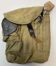 Load image into Gallery viewer, Yugoslavian Army M70 (or similar) canvas &amp; leather pouch in great condition
