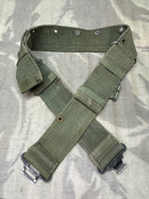 Load image into Gallery viewer, Original WW2 British Army 44 Pattern Soldiers Belt - 36&quot; Waist
