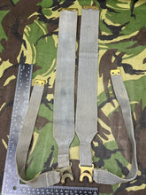 Load image into Gallery viewer, Original British Royal Air Force RAF Blue L Strap Pair - WW2 37 Pattern
