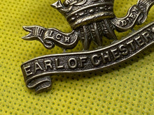 Charger l&#39;image dans la galerie, Victorian / WW1 British Army Officer&#39;s Slouch Hat / Earl of Chester IY Cap Badge
