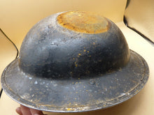 Load image into Gallery viewer, Original WW2 South African Army Mk2 Brodie Helmet - British Style Combat Helmet - The Militaria Shop
