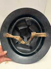 Load image into Gallery viewer, Original WW2 British Bakelite Civil Defence Complete Helmet, Liner &amp; Chinstrap
