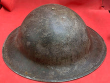 Load image into Gallery viewer, Original WW2 Combat Helmet - British / South African Army Mk2 Brodie Helmet
