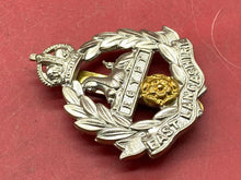 Load image into Gallery viewer, WW1 / WW2 British Army EAST LANCASHIRE REGIMENT WM and Brass Cap Badge.
