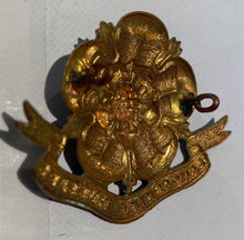 Load image into Gallery viewer, A British Army - LANCASHIRE HUSSARS brass cap badge - - - - - B21
