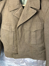 Load image into Gallery viewer, Original US Army Jacket OD Ike Jacket WW2 - Vietnam Pattern 38&quot; R - 1953 Dated
