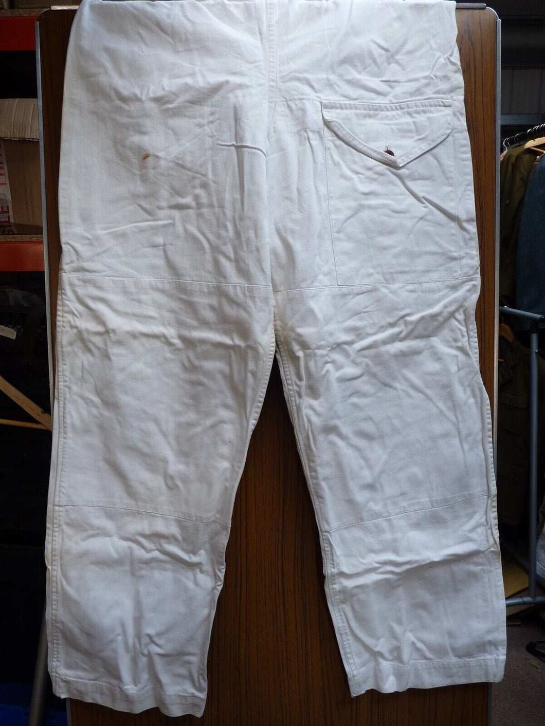 Original WW2 British Army Winter White Uniform Over Trousers