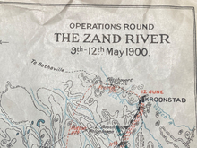 Load image into Gallery viewer, Original Boer War / British Army / Planning Map. THE ZAND RIVER May 1900.
