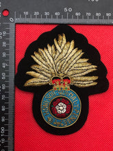 Load image into Gallery viewer, British Army Bullion Embroidered Blazer Badge - Royal Fusiliers
