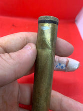 Load image into Gallery viewer, Original WW1 / WW2 British Army SMLE Lee Enfield Rifle Brass Oil Bottle -Gabriel
