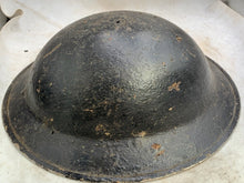 Load image into Gallery viewer, Original WW2 Combat Helmet - British / South African Army Mk2 Brodie Helmet
