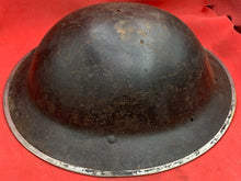 Load image into Gallery viewer, Original WW2 Combat Helmet - British / South African Army Mk2 Brodie Helmet
