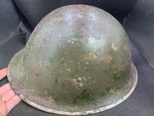 Charger l&#39;image dans la galerie, Original WW2 British Army / Canadian Army Mk3 Turtle Combat Helmet
