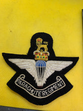 Load image into Gallery viewer, British Army Parachute Regiment Embroidered Blazer Badge
