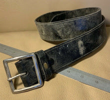 Load image into Gallery viewer, Black Leather Pistol Shooting Belt - Bianchi B8 - Size 32&quot; Max - The Militaria Shop
