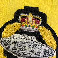 Load image into Gallery viewer, British Army Royal Tank Regiment RTR Embroidered Blazer Badge
