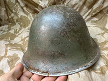 Load image into Gallery viewer, WW2 Mk3 High Rivet Turtle - British / Canadian Army Helmet - Nice Original
