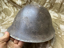 Load image into Gallery viewer, WW2 Mk3 High Rivet Turtle - British / Canadian Army Helmet - Nice Original
