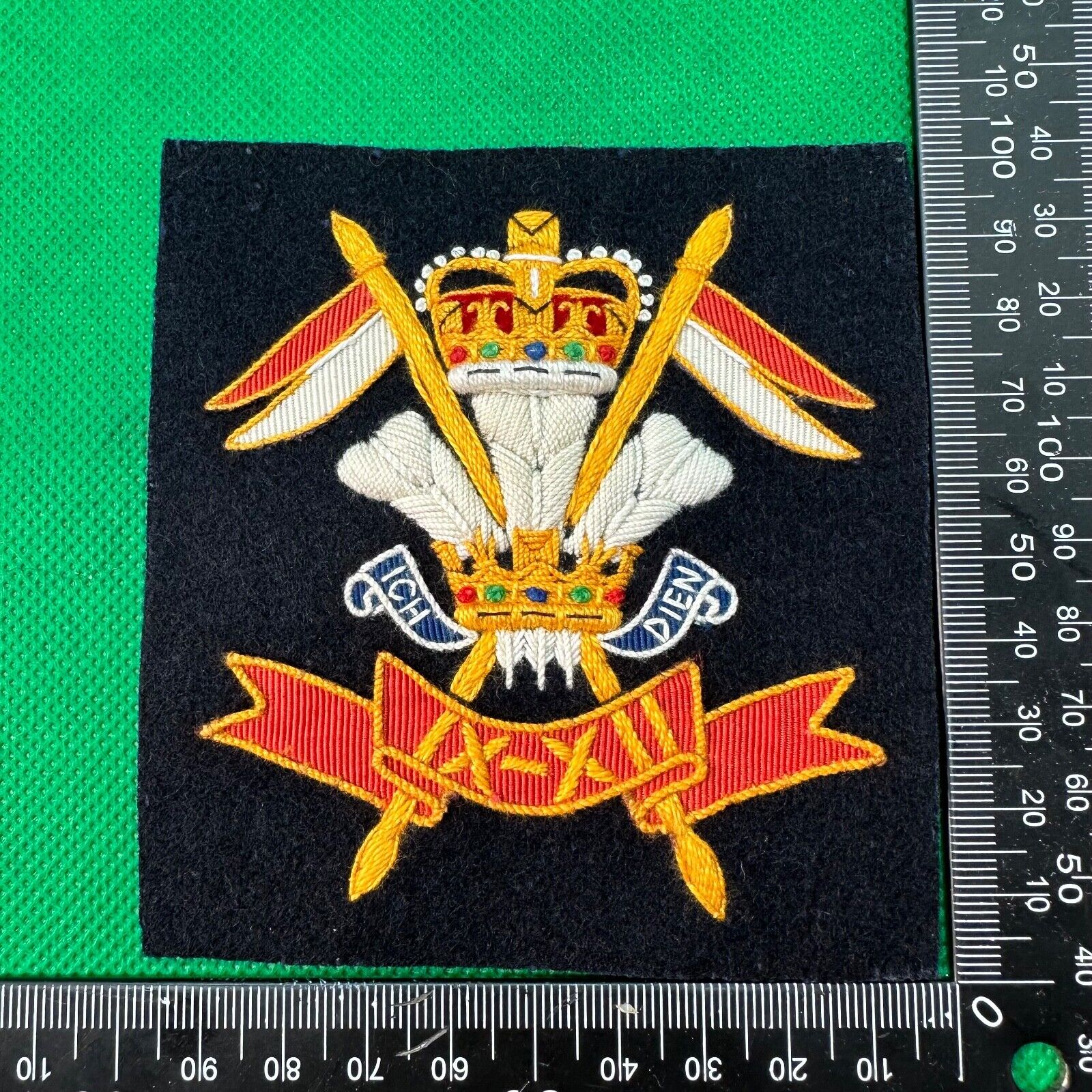 British Army 9th / 12th Royal Lancers Regiment Embroidered Blazer Badg ...