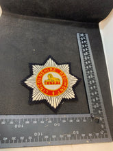 Load image into Gallery viewer, British Army Lincolnshire Regiment Embroidered Blazer Badge
