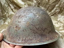 Load image into Gallery viewer, WW2 Mk3 High Rivet Turtle - British / Canadian Army Helmet - Nice Original
