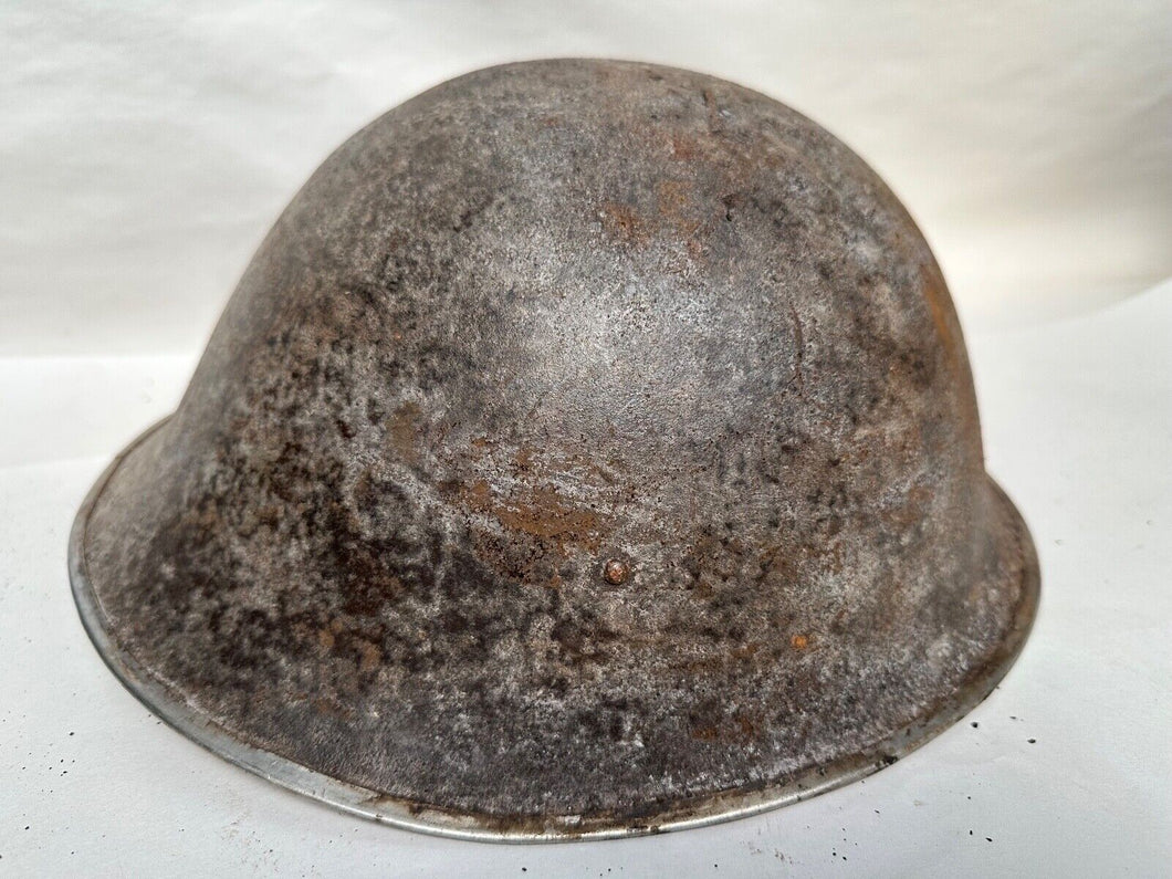 Mk3 Canadian / British Army Original WW2 Turtle Helmet High Rivet