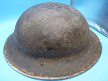 Load image into Gallery viewer, Original WW2 British Army Mk2 Army Brodie Combat Helmet
