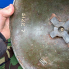 WW2 Canadian Army Mk3 Turtle Helmet - Original Helmet Shell - High Rivet - The Militaria Shop