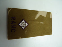 Load image into Gallery viewer, RAMC Desert DPM Rank Slides / Epaulette Pair Genuine British Army - NEW
