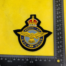 Load image into Gallery viewer, British RAF Royal Air Force Embroidered Blazer Badge - Kings Crown
