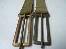 Load image into Gallery viewer, Original WW2 British Army 37 Pattern Webbing Brace Adaptor Pair - The Militaria Shop
