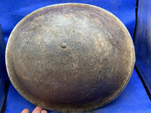 Load image into Gallery viewer, WW2 Canadian Army Mk3 Turtle Helmet - Original WW2 Helmet Shell - High Rivet
