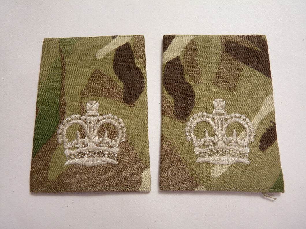 MTP Rank Slides / Epaulette Pair Genuine British Army - Warrant Officer