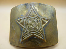 Charger l&#39;image dans la galerie, Original WW2 USSR Russian Soldiers Army Brass Belt Buckle
