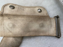 Load image into Gallery viewer, WW2 Royal Navy enlisted man&#39;s money belt. 1945 dated and well maker marked.
