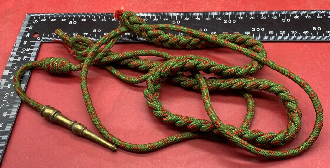 Original French Army Dress Uniform Croix du Guerre Lanyard - Lovely Quality