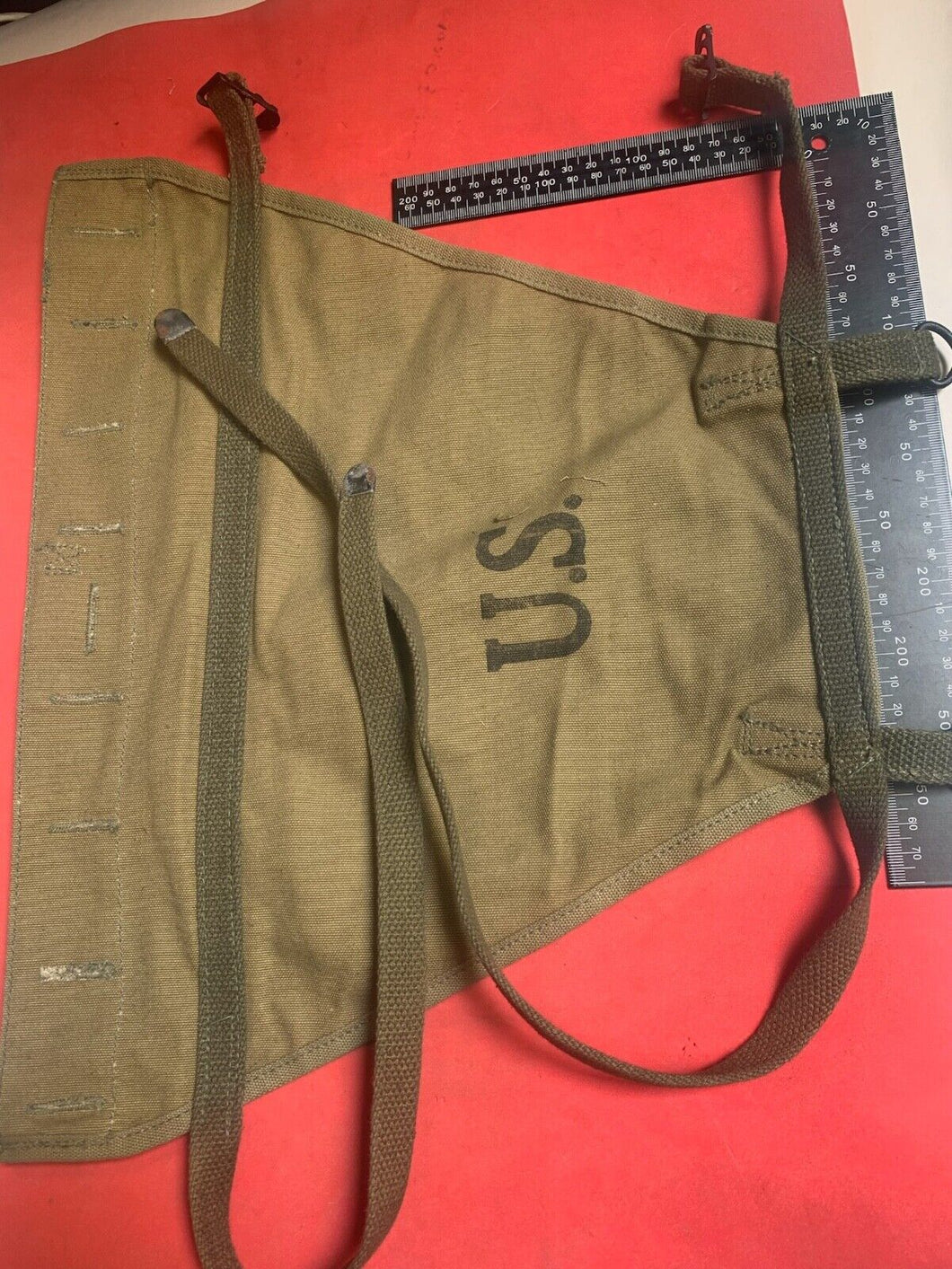 Original WW2 US Army M1928 Haversack Pack Tail - 1944 Dated