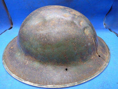 Original WW2 South African Army Mk2 Brodie Helmet - British Style Combat Helmet - The Militaria Shop