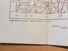 Load image into Gallery viewer, WW1 Era British Army General Staff Map of GHENT in Belgium. Original Map
