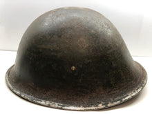 Load image into Gallery viewer, WW2 Canadian / British Army Mk3 Turtle Helmet Shell Original - The Militaria Shop
