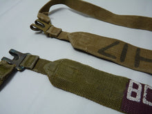 Charger l&#39;image dans la galerie, Original WW2 Pattern British Army L Straps Pair - 37 Pattern Webbing Haversack
