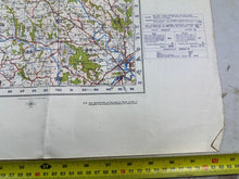 Load image into Gallery viewer, Original WW2 British Army OS Map of England - War Office - Abergavenny
