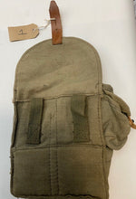 Load image into Gallery viewer, Yugoslavian Army M70 (or similar) canvas &amp; leather pouch in great condition
