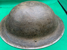 Load image into Gallery viewer, Original WW2 British Army Combat Helmet Mk2 Brodie
