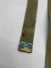 Load image into Gallery viewer, Original WW2 British Army 37 Pattern L Straps Pair - Wartime Dated
