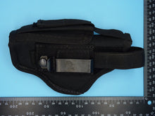 Load image into Gallery viewer, Black Fabric Tactical Belt Mounted Pistol Holster - Front Line
