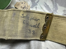 Load image into Gallery viewer, Original WW1 British Army 08 Pattern Webbing Belt 42&quot; Waist - The Militaria Shop
