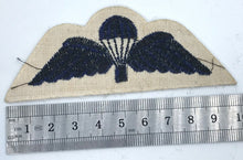 Load image into Gallery viewer, Royal Navy summer uniform raw edge paratroopers jump wing badge -- B15
